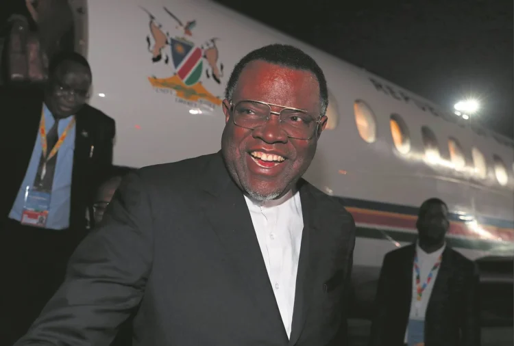 Namibian president denies ‘inappropriately’ assisting Ramaphosa